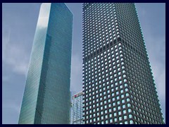 Leatop Plaza (302m) and Bank of Guangzhou Tower (267m), both built in 2012.